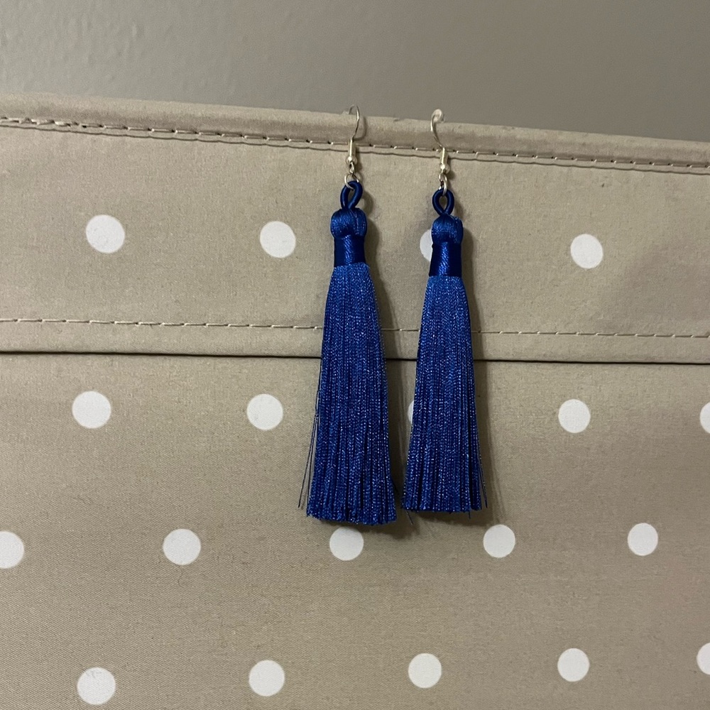 Tassel Earrings. Hand Assembled.